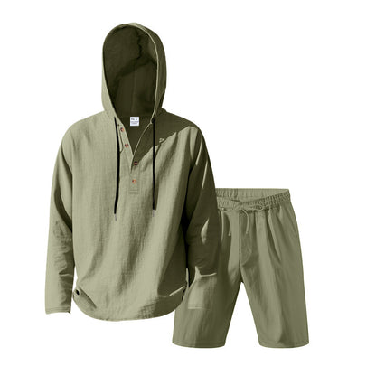 Men's Summer Suit Linen Leisure Trendy