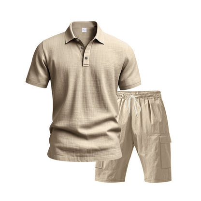 Linen Suit Men's Summer Simple Leisure