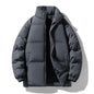 Men's Stand-up Collar Cotton-padded Coat Thickened Warm-keeping And Cold-proof