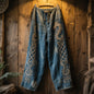 Summer Men's Linen Loose-fitting Casual Round-neck T-shirt 3D Short Sleeve