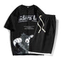 Men's Trendy Cartoon Print Loose Suit
