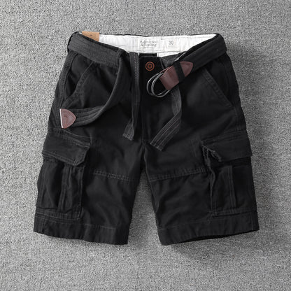 Retro Heavy Casual Overalls Pants