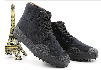 Camouflage Training Shoes High Waist Liberation Shoes