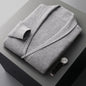Pure Wool Men's Business Casual Middle-aged Loose Button Coat