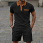 Summer New Men's Waffle Lapel Suit