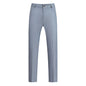 New Boys Straight Solid Color Business Wear Draping Effect Casual Suit Pants
