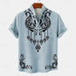 Men's Fashion Personalized Button Linen Leisure Shirt