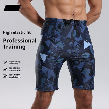 Fashion Men's Knee-length Pants Boxer Swimming Trunks