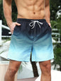 Men's Versatile Casual 3D Printed Striped Shorts