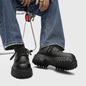 Niche British Casual Men's Shoes Thick Bottom Increased