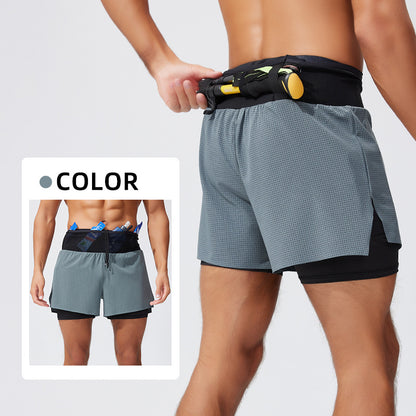 Double-Layer Fake Two-piece Outdoor Mountaineering Shorts