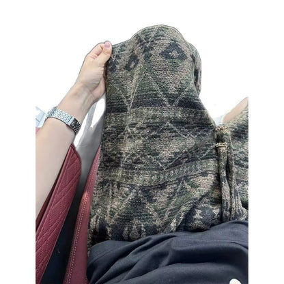 American-style Heavy Knitted Woolen Casual Shorts