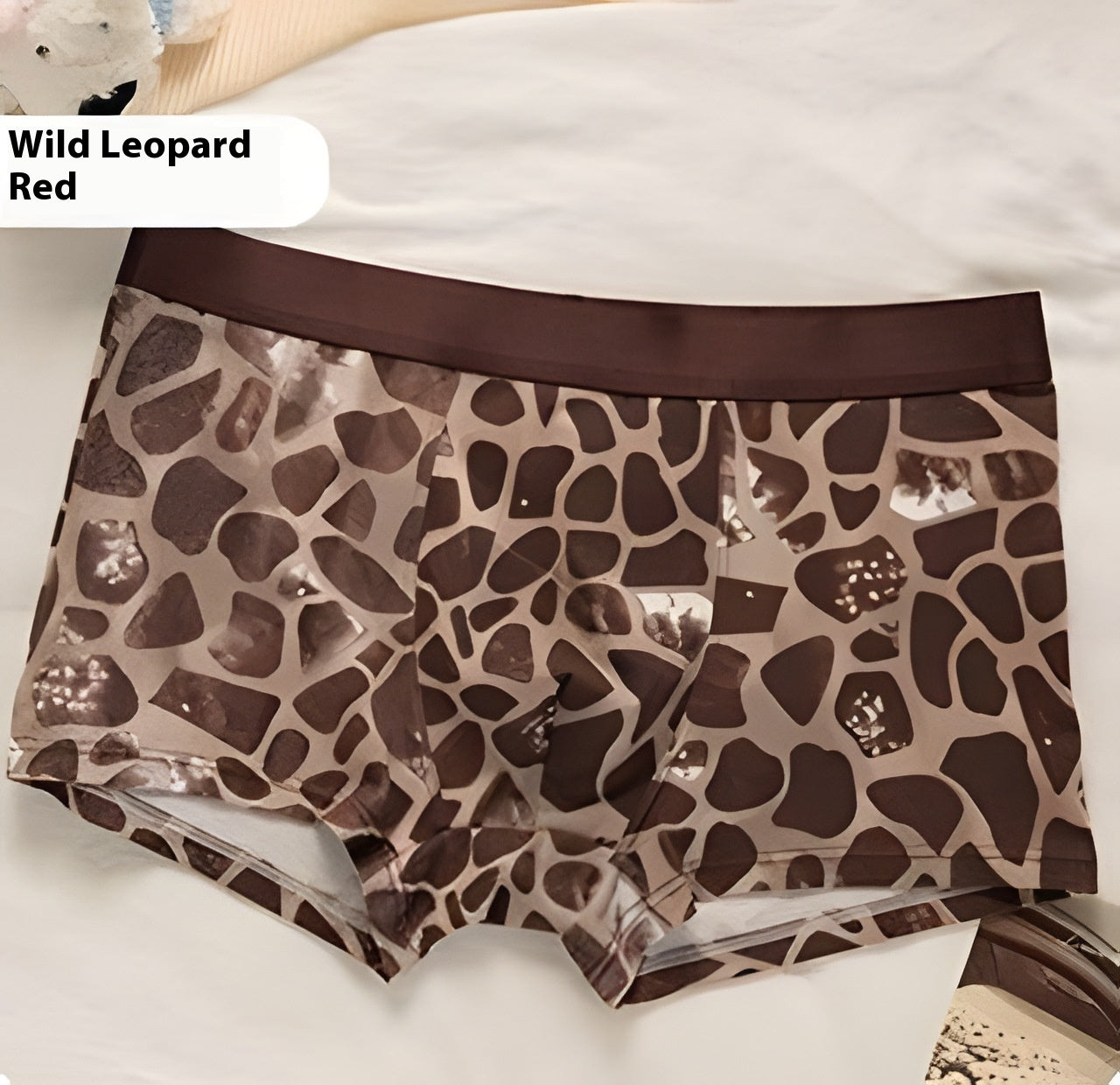 Leopard Print Purified Cotton Men's Underwear Individual Breathable Trend