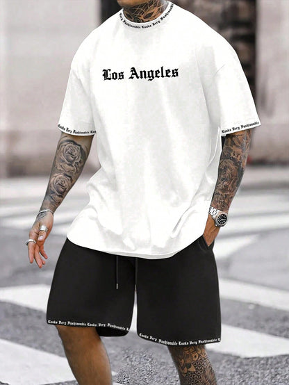 Sports Style Short-sleeved Shorts Thin Quick-drying Versatile Breathable Suit