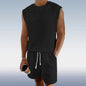 Small Plaid Sleeveless Tank Top Shorts Two-piece Set