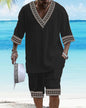 Fashion Men's Summer Loose Short Sports Suit