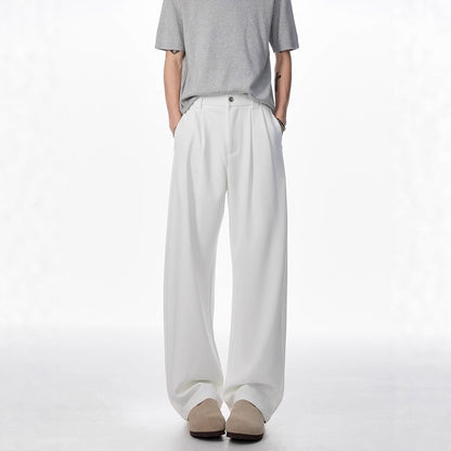 Fashion Personality Drape Ice Silk Leggings Men