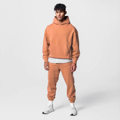 Loose American Exercise Workout Outfit Men's Trendy Casual Hooded Sweater