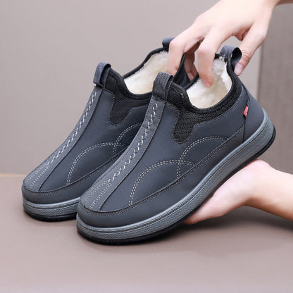 Men's Warm And Non Slip Cotton Boots With Thickened Fleece