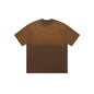 American Retro Double Yarn Pure Cotton Gradient Color Short Sleeve Men