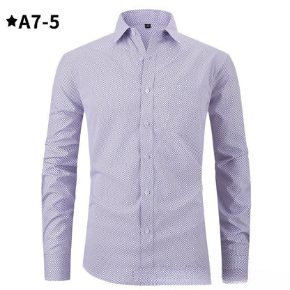 Commute Minimalist Leisure Men's Plaid Shirt