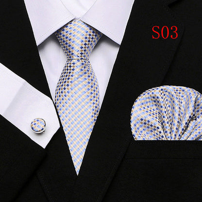Paisley Series European And American Fashion Tie Three-piece Suit
