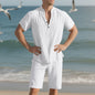 Men's Summer Suit Loose Casual Linen