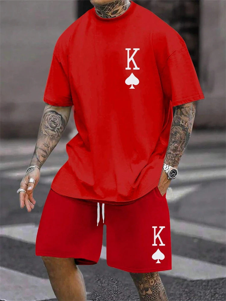 Personality Men's 3D Digital Printing Suit
