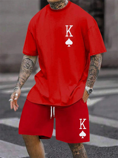 Personality Men's 3D Digital Printing Suit