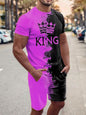 Men's Loose Casual Short Sleeve Suit