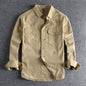 Design Sense Overalls Long Sleeve Shirt Men