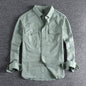 Design Sense Overalls Long Sleeve Shirt Men