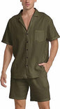 Men's Summer Sports Short-sleeved Shorts Suit
