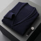 Pure Wool Men's Business Casual Middle-aged Loose Button Coat