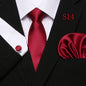 Paisley Series European And American Fashion Tie Three-piece Suit