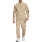 Stand Collar Long Sleeve Trousers Leisure Sports Outdoor Sweater Pants Suit