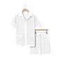 Design Beach Hawaii See-through Dress Short Sleeve Cardigan Shorts Suit