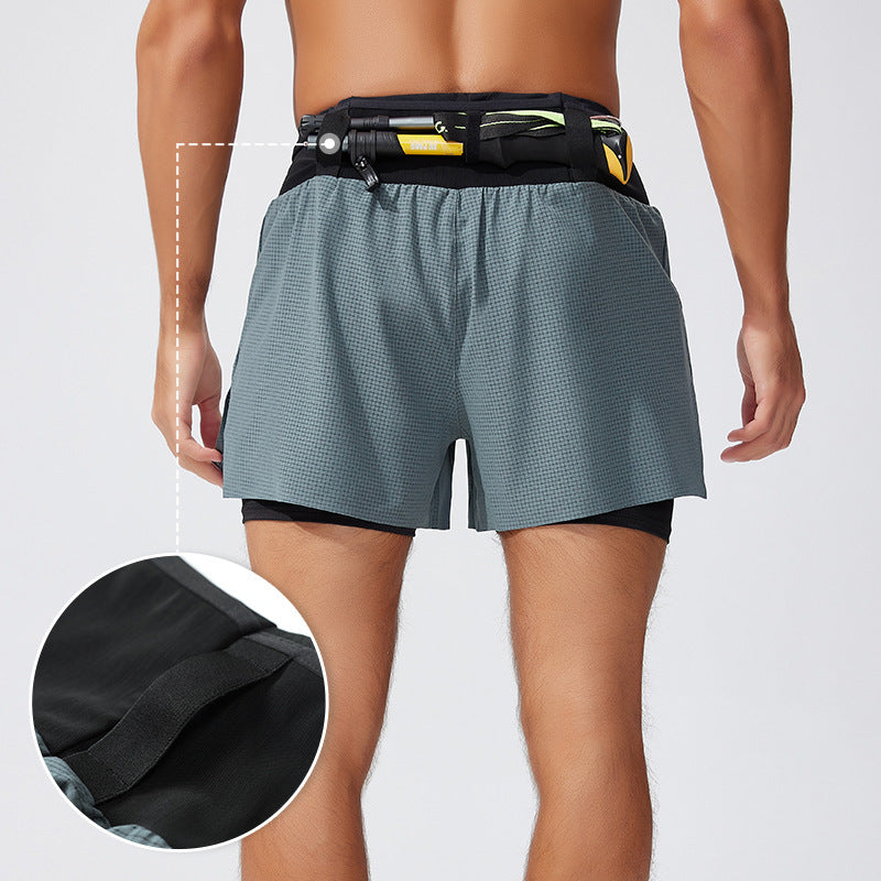 Double-Layer Fake Two-piece Outdoor Mountaineering Shorts